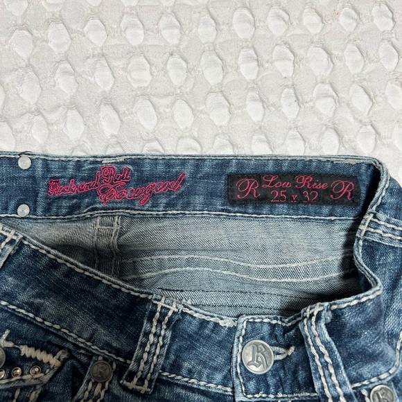 Rock & Roll Cowgirl Low-Rise Boot Cut Jeans - Picture 5 of 11